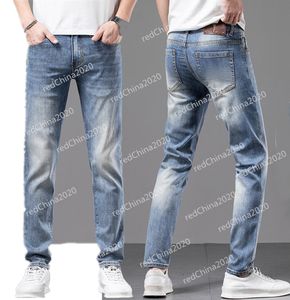 2024 neue Frühjahr/Herbst Herren Slim Fit Jeans männer Gerade Patches Business Berühmte klassische Casual Hosen Fashiom Marke Designer Jeans 4FG