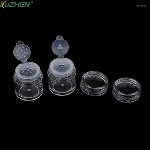 Storage Bottles 5ML Clear Bottle Plastic Divided Loose Powder Eye Shadow AS Material Nail Decoration 1/3/12 Holes