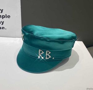 Berets Brand Designer Spring Summer Caps Women Diamond Letter Stain Sboy Cap Baker Boy Hat Visor 230707