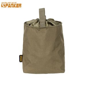 Bags EXCELLENT ELITE SPANKER Tactical Molle Recycle Pouch Portable Folding Recovery Storage Bag Outdoor Hunting Military Equipment