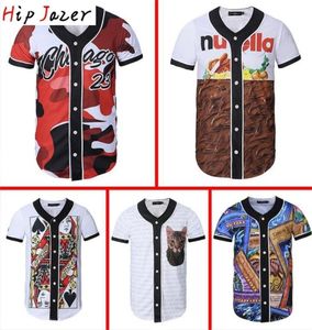 Summer Hawaiian Tropical Beach Playing Card 3D Print Men Graffitiart Jerseys Hiphop Baseball Shirt Tops Y2008249818820