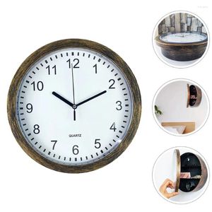 Wall Clocks Office Decor Clock Safe Home Simple Mute Mirror Silent Bedroom Style Decoration Convenient