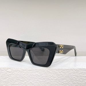 Solglasögon lyxdesigner Solglasögon Man Women Cat Eye Unisex Designer Goggle Beach Sun Glasses Retro Frame Design UV400 med låda