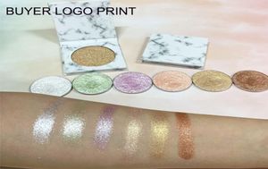 No Logo 6 Color Highlighter Palette Highlighter Makeup Palette Glow Bronzer Single Platish Abslize Wet Powder Palette Makeup2595701