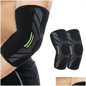 Ellenbogen-Knieschützer, Sportbekleidung, Sport, Sicherheit, schützende Sport-Ärmelpolster, Basketball-Armband-Klammer, Drop-Lieferung im Freien, sportlich, Outdoor, Otdr0