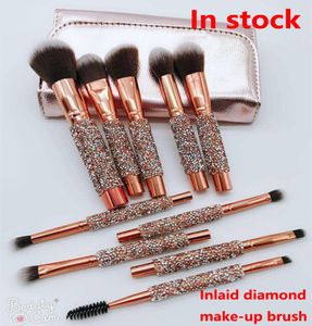 2018 New Makeup Brush 10PCSSet Professional Brushes Powder Foundation Blush Makeup BrushesアイシャドウハニーパウダーメイクアップB3199767