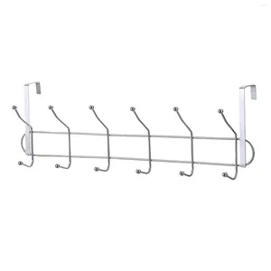 Hooks Over Door Hook Storage Organizer Towel 12 Bag Hat Coat Robe Living Room Clothes Hanger Durable Rack Bedroom Iron