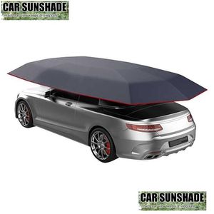 Auto Parasole Insated Hood Baldacchino Impermeabile a prova di raggi UV Veicolo esterno Posto auto coperto Tarpain Shed Drop Delivery Automobili Motociclette Interi Otza0