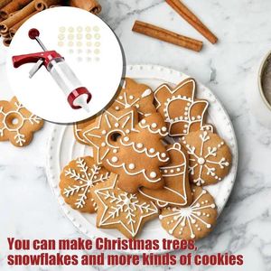 Baking Moulds Cookie Press Set Stainless Steel Biscuit Stamp Ergonomic Designed For Tea Party Kitchen Accessories