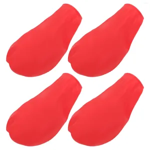 Köpek giyim 4 PCS Pet Ayakkabı, Slip Anti-Slip Boots için Ayakkabıları Kapatır Açık su geçirmez kauçuk yağmur