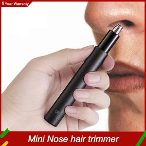 Control Mijia Electric Mini Nose hair trimmer HN1 Portable Ear Nose Hair Shaver Clipper Waterproof Safe Cleaner Tool for Mijia Life Men