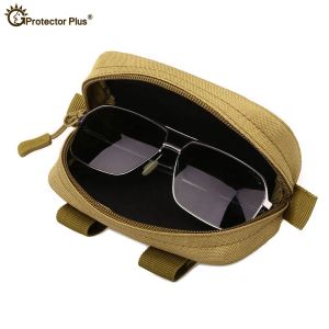 가방 야외 전술 군용 몰리 군대 안경 파우치 가방 다기능 안경 케이스 충격 방지 야외 사냥 선글라스 가방