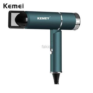 Hårtorkar Kemei 9825 hårtork 1000W Professionell Blow Dryer Fast Tork för hårvård T-form Fällbar bärbar för hemresestudent 240401