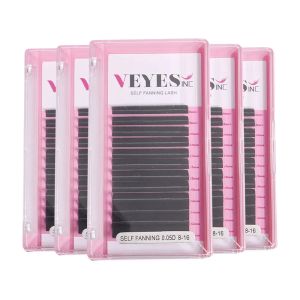 Eyelashes Veyes Inc 5 Cases/Lot Easy Fanning Eyelash Extensions Veyelash Russian Volume Lashes Bloom Austomatic Flowering Makeup Beauty