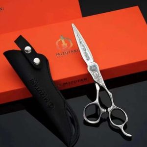 MIZUTANI Barber Scissors 6.0-inch Scissors VG10 Material Scissors Hair Thinning Scissors Barber Shop Professional Scissors Tools