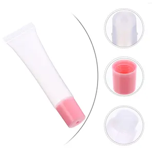 Garrafas de armazenamento 50 Pcs Lip Gloss Tubo Lipgloss Tubos Vazio Batom Recipiente Embalagem Mangueira