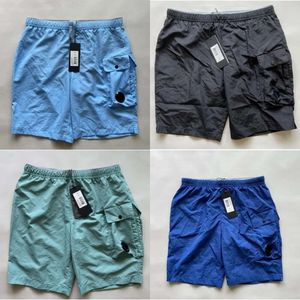 cp shorts Europe Designer One Lens Pocket Pants Shorts Casual Dyed Beach Short Pant Sweatshorts Swim Outdoor Jogging Tracksuit Size M-XXL Black