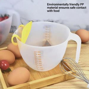 Measuring Tools Egg Liquid Bowl With Scale Froth Filtering Strainer Washing Multifunction Baking Tool Plate Basket Cake Kitchen C1z5