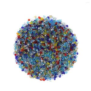 Vases 044 Lb/200g Glass Gems Beads Decorative Sand Coloful Crystal Stones For Aquariums Terrariums Garden Flowerpot Glassware