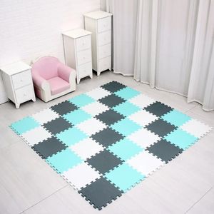 meiqicool baby EVA Foam Play Puzzle Mat/ 18 or 24/lot Interlocking Exercise Tiles Floor Carpet Rug for KidEach 29cm*0.8cm 240314