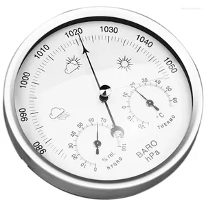 Uhr-Reparatur-Sets, digitales Innenhygrometer, tragbar, 3-in-1, Wandbehang, Wetterthermometer, Barometer, Heimdekoration, 132 mm, Verwendung für