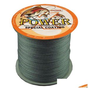 Braid Line 1000m Super Strong Japanese flätad Mtifilament Fishing Power 10 20 30 40 50 60 80 80 100lb Drop Delivery Sports Outdoors Line Oteuv