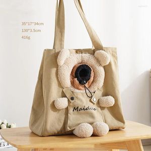 Dog Carrier Factory Direct Small Lion Style Outcrop Shoulder Bag Cute Pet Travel Tote For Cats Puppy Animals