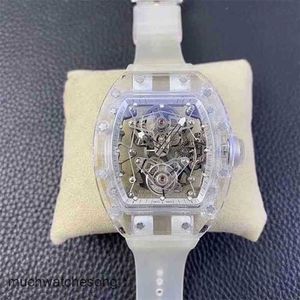 Lüks Saatler Replicas Richardmills Otomatik Hareketli Bilek saatleri Hollwatch şarap Barrel 5602 Serisi Tourbillon Manuel Mekanik Kristal Kılıf