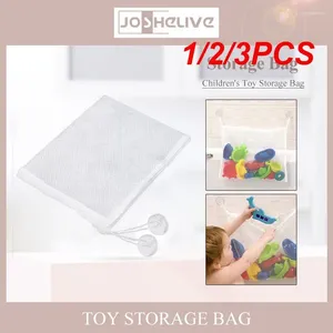 Storage Bags 1/2/3PCS Baby Bathroom Mesh Bag For Bath Toys Kids Basket Net Children's Games Network Toy Waterproof Cloth Sand Beach