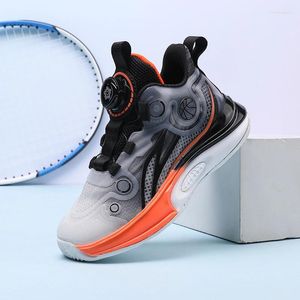 Basketball Shoes Kid Sneakers Children's Training Athletic Boys Girls Non-Slip Trainers Breathable Sports