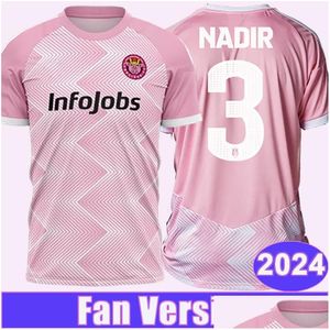 Soccer Jerseys 2024 Porcinos Fc Nadir Jacobo O.Coll Dorkis Home Powder Color Football Shirt Short Sleeve Aldt Uniforms Drop Delivery S Otvmr