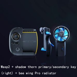 Gamepads Flydigi New Wasp2 Pubg Mobile Game Controller Mobile Bluetooth Gamepad Bee Sting Trigger für Android/iOS-Systeme