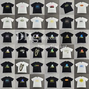 高級メンズトップスブランドティーデザイナーサマーTシャツ特大の半袖トップトップスヒップホップロックティーラッパーストリートウェア