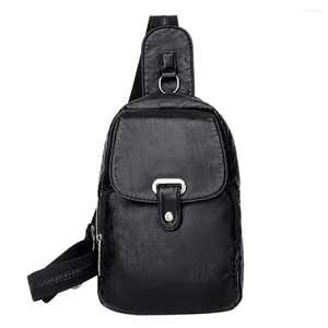 Sacos de ombro crossbody saco feminino pacote peito cor pura viagem casual dinheiro zíper bolsa telefone lazer compras diárias