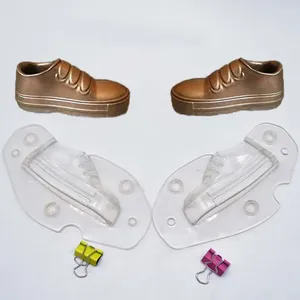 Pişirme kalıpları luyou 1pcs ayakkabı plastik çikolata kalıbı 3D şeker kek kalıpları dekorasyon araçları çocuklar shoessugar zanaat aksesuarları fm1737