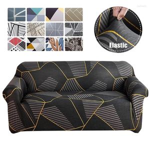 Cadeira cobre geometria elástica sofá para sala de estar crianças animais de estimação tudo incluído stretchable sofá capa i forma canto slipcover 1 pc