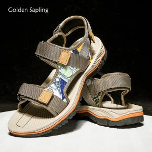 Sandals Golden Sapling Men's Sandals Breathable Leisure Summer Shoes Fashion Retro Beach Casual Shoe Classic Outdoor Walking Sandals Men