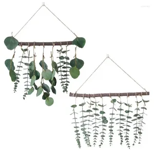Decorative Flowers Artificial Wall Hanging Decor Home Room Greenery Tropical Plant Leaves Vines For Shop Office Decorations