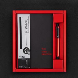 コントロールXiaomi Fizz Business Notebook Neutral Pen Set 0.5mm Black Ink Thick Paper Good Quality Writing Smoothly Office Study Best Gift