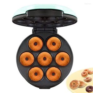 Stampi da forno Mini Donut Maker 2 lati Riscaldamento Colazione Tostatrice Torta Ciambella Macchina 7 Ciambelle Non patinate Scelta sana