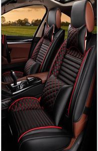 Autocovers Universal Car Accessories Seat Cover PU Leather Five Seats Covers For SUV Full Surrounded Design High Quality Durable A7530486