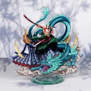 Anime Manga One Piece Acrilico Stand Figure Rufy Zoro Sanji Ace Sabo Marco Trafalgar Law Nami Chopper Kaido Enel Franky Giocattoli 240401