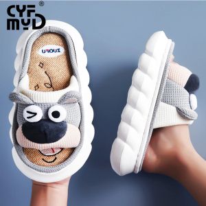 Boots Animals Slippers Women Platform Shoes Cute Cartoon Thick Sole Home Slippers Bear Slippers Shark Slippers House Children Slippers