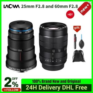 Optics Laowa 25mm F28 60mm Manual Focus Macro Lenses Kit Fullframe för F Pentax K 240327