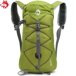 Taschen 32L Purpur/Rot/Blau/grüner Trekking -Rucksack Nylon wasserdicht Unisex Günstige Wanderrucksäcke Klappende Bergstasche