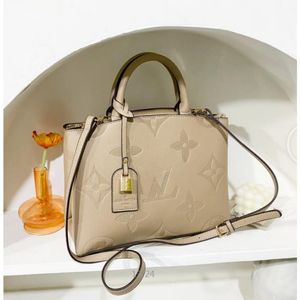 Sac de luxe Luxury Designer Brand Bag for Women Casual PU Leather Handbags Engraved Logo Lock Shoulder Bags Versatile Portable Cross Body Shoppingbag