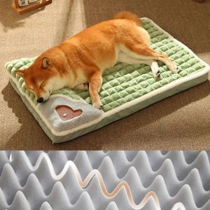 Pet Dog Bed Mat Protect Casinha cervical Interincável Interior para pequenos cães grandes de cães grandes Comfort Coft Supplies 240420