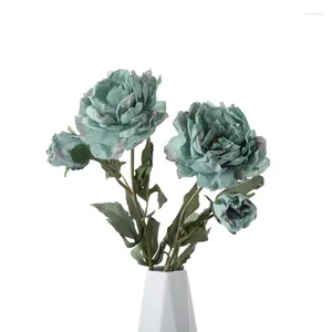 Dekorative Blumen, 1 Blütenknospe, getrocknete Pfingstrosenzweige, simulierte Heimdekoration, Stieglitz, künstlich, YC182