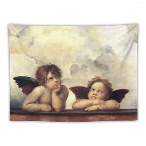 Tapestries RENAISSANCE ANGELS Winged Cherubs Tapestry Aesthetic Home Decor Bedroom Organization And Decoration