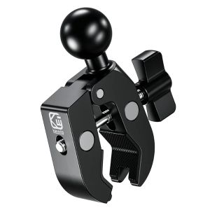 17MM 25MM Aluminum Alloy 1'' Ball Handlebar Clamp Mount Base Mount 1'' Ball for Double Socket Arm Bike Motorcycle Phone Holder